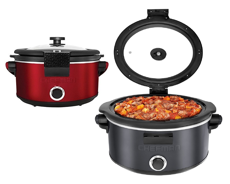 52 for a Chefman 5 Qt. Oval Slow Cooker with Lid & Handle Available
