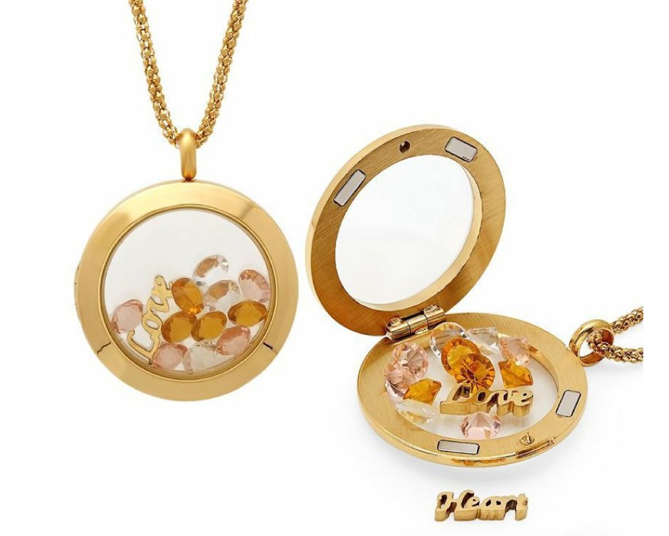 15 and Up for a Ladies' Locket with Interchangeable Charms
