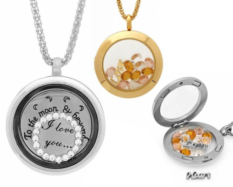 15 and Up for a Ladies' Locket with Interchangeable Charms