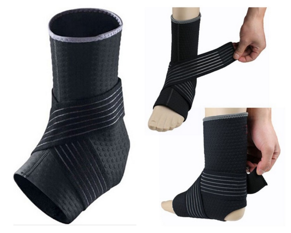 14 for a Pair of Fully Adjustable Pain Relief Ankle Brace with Velcro