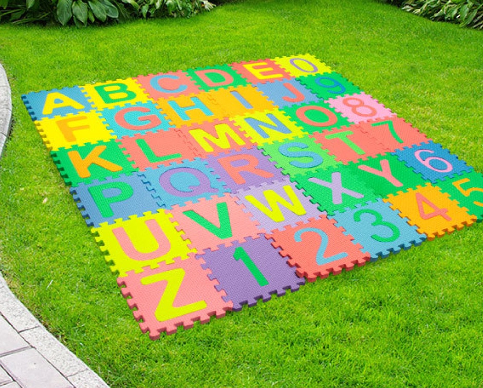 $24 for a 36 Piece Alphabet and Numbers Foam Puzzle Play Mat | Buytopia