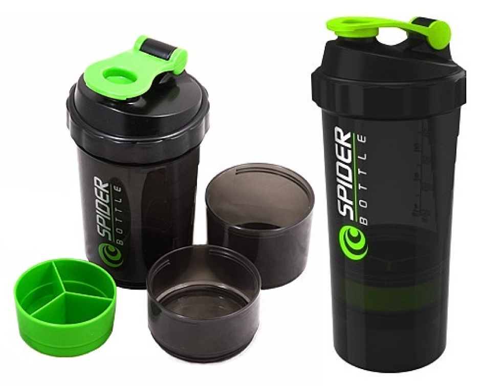 19 for a 600mL MultiLayered Protein Shaker, Choose from 3 Colours