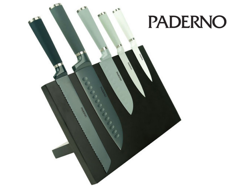 69 for a 5Piece Paderno Knife Set with Block Buytopia