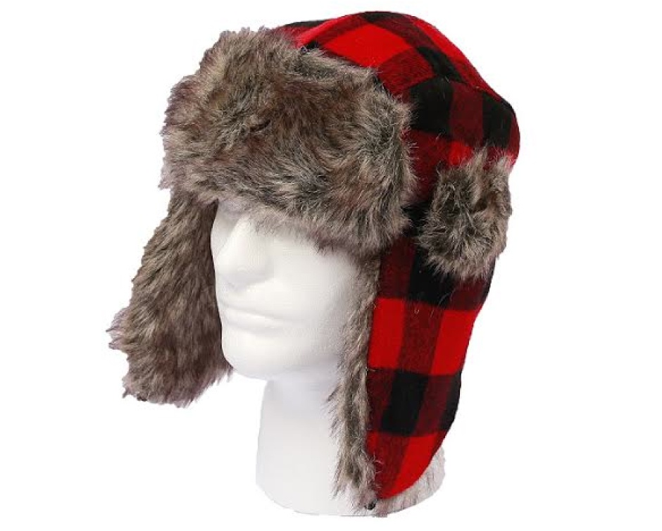 19 for a Men's Classic Lumberjack Plaid Winter Trapper Hat Buytopia