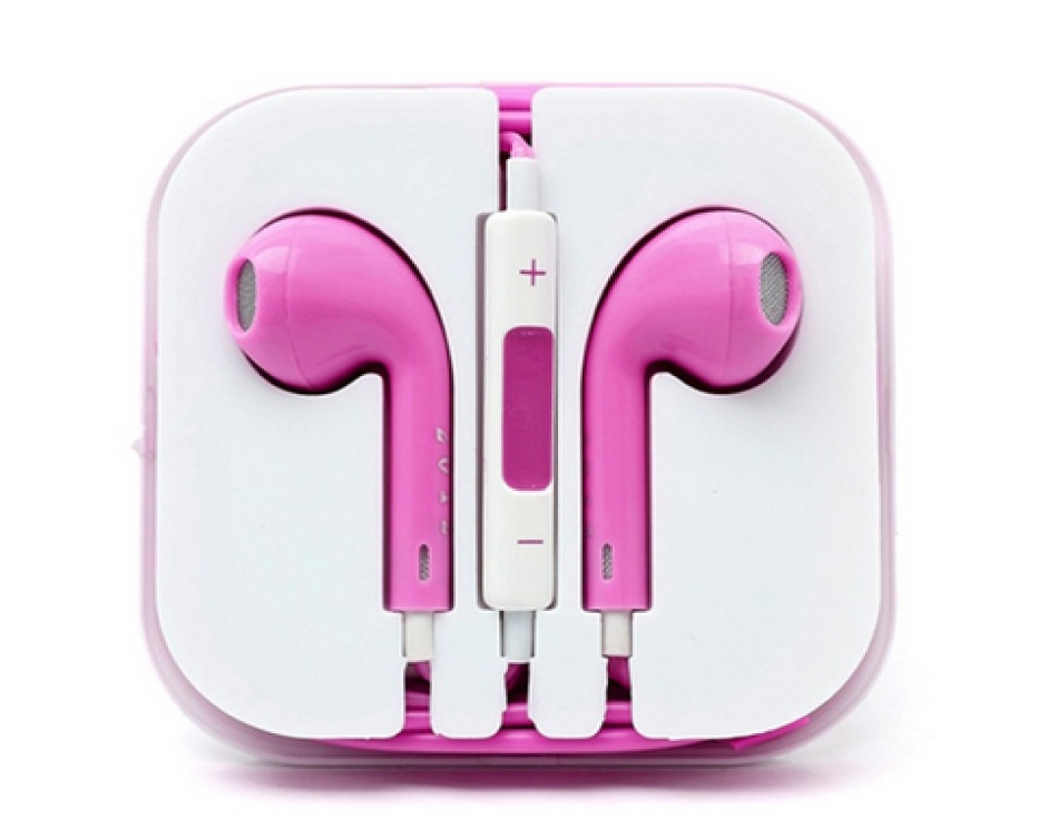 6.5 for a Pair of iPhone 5 Headphones with Mic, Choose from 9 Colours