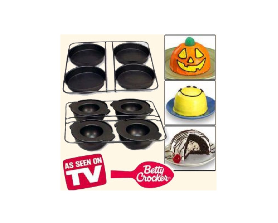15 for the Betty Crocker Bake'n Fill Mini Dome Cake Pan Set Free