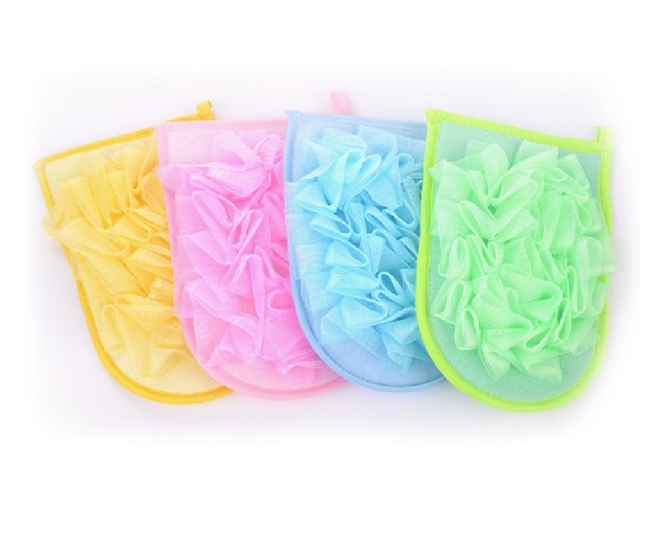 8 for a Pair of Exfoliating NonSlip Loofah Gloves Buytopia