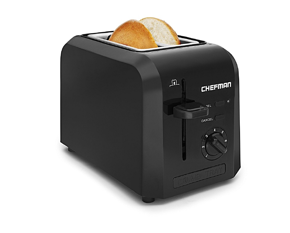 29 for a Chefman 2Slice Toaster in Black Buytopia