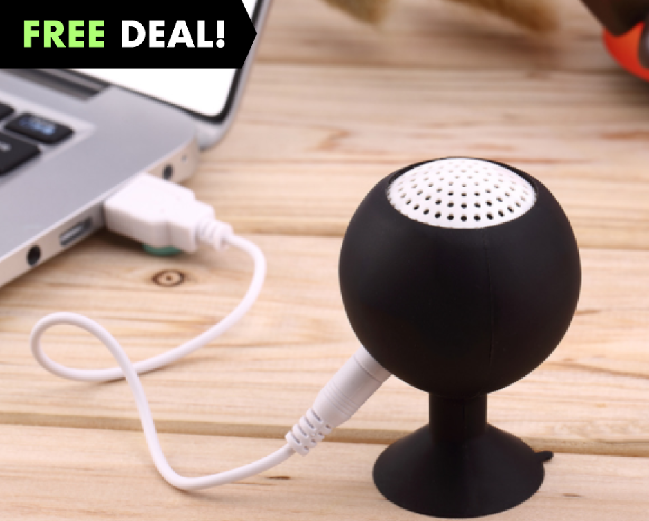 0 for a Suction Cup Bluetooth Speaker Buytopia