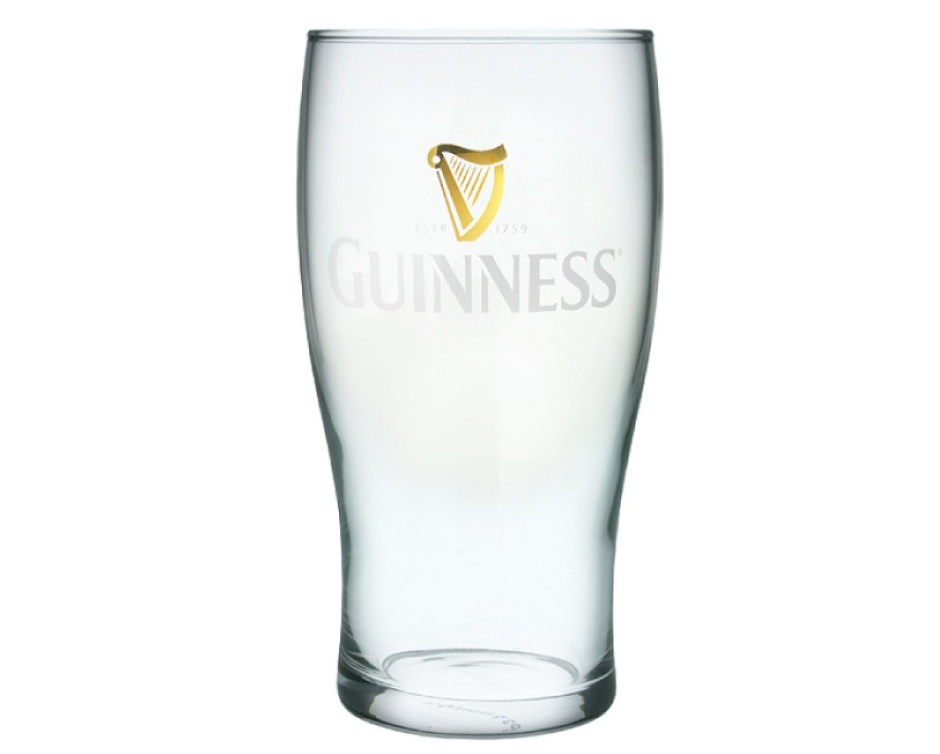6.99 for a Set of Two Guinness Pint Glasses Buytopia