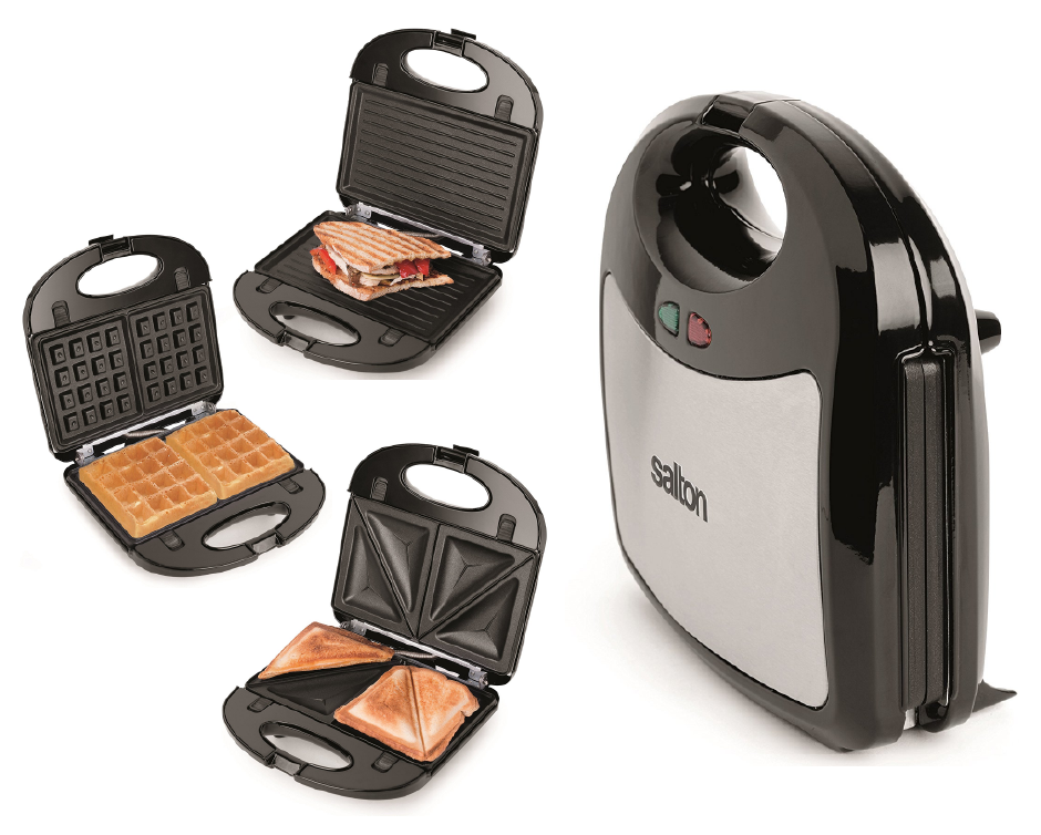 19 for a Salton 3in1 Grill Sandwich Maker/Waffle Baker Buytopia