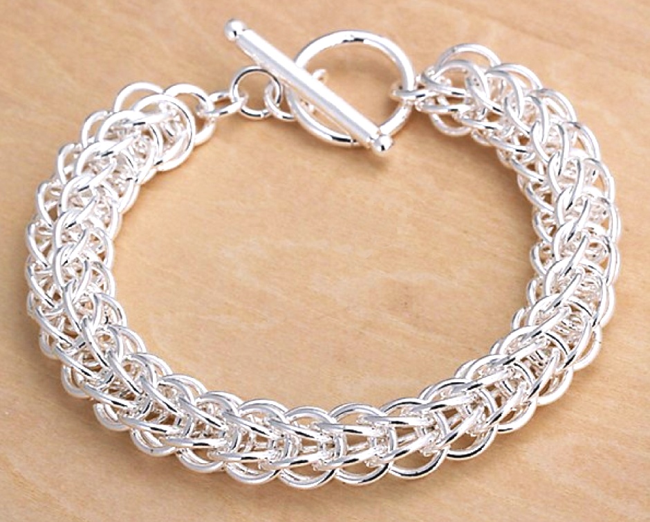 0 for a Designer Inspired Sterling Silver Plated Bracelet Buytopia