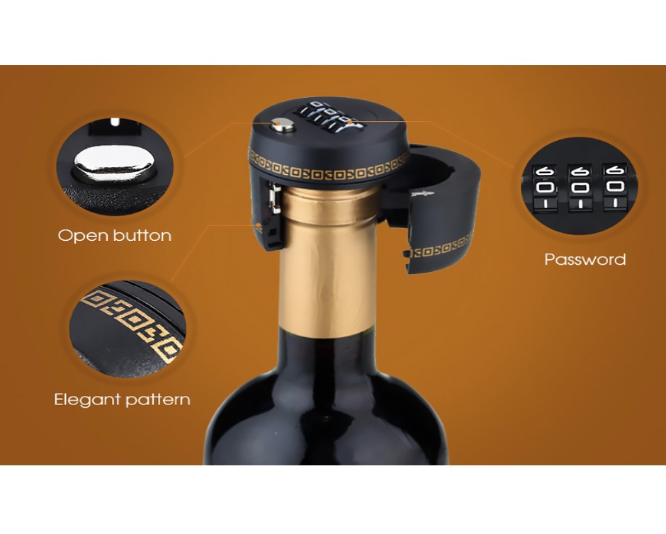 13 For A Wine or Liquor Bottle Combination Lock Buytopia
