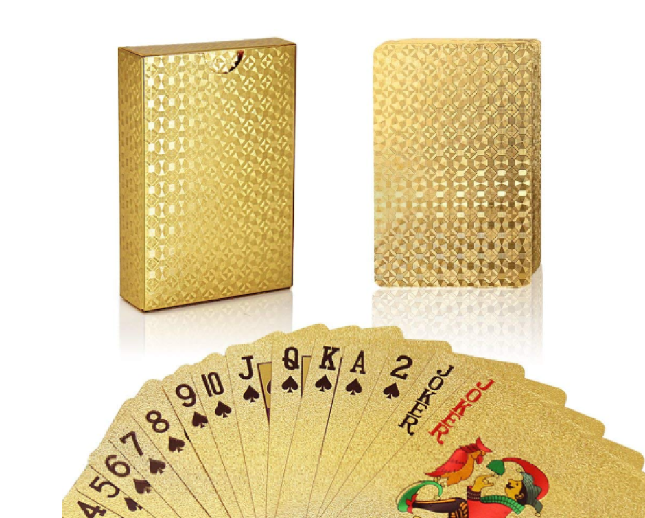 13 for a Gold Plated Deck of Playing Cards Buytopia